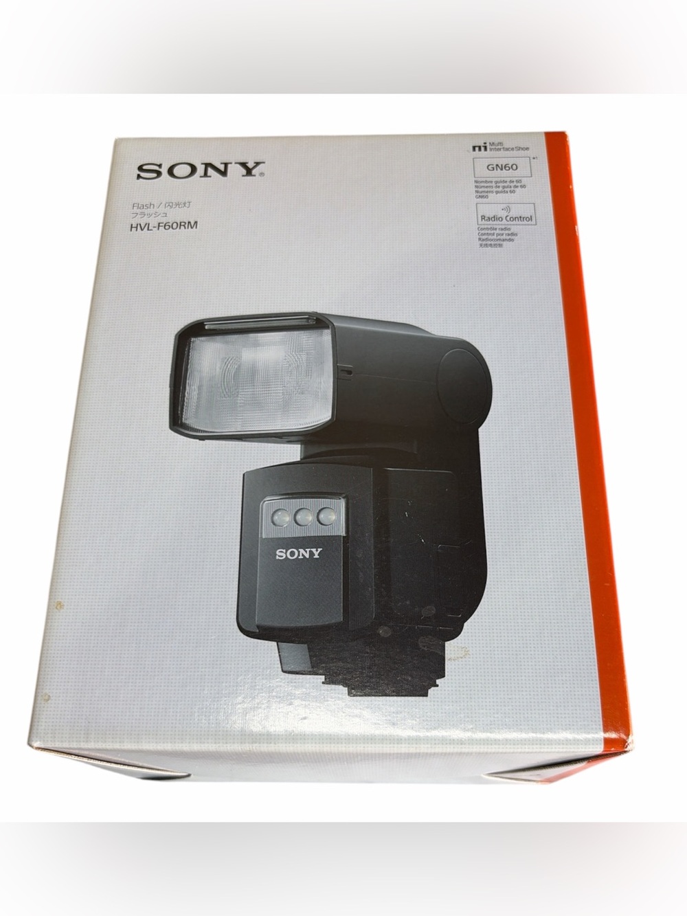 Sony HVL-F60RM GN60 Wireless Radio Flash Quick Shift Bounce LED New